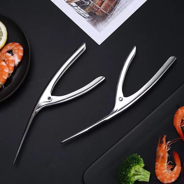 Kìm Bóc Tôm Inox, Dụng cụ lột vỏ tôm đa năng