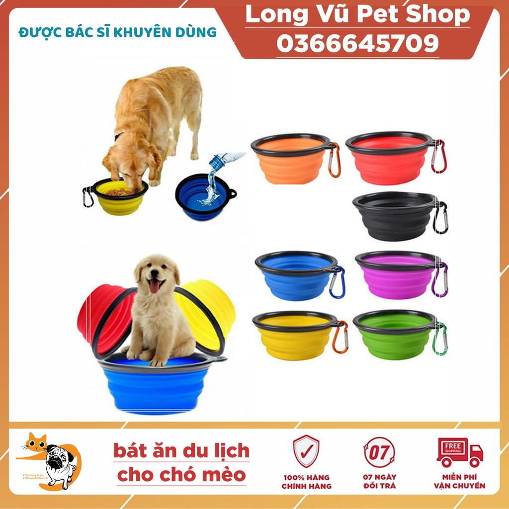 Bát ăn du lịch cho chó mèo Long Vũ Pet Shop