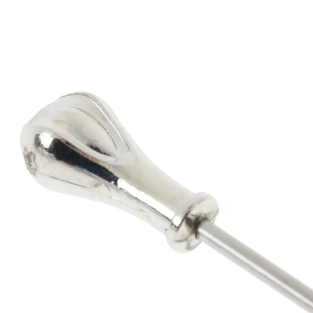 1Pc Stainless Steel Cocktail Pick Fruit Stick Martini Picks Home Bar Tools