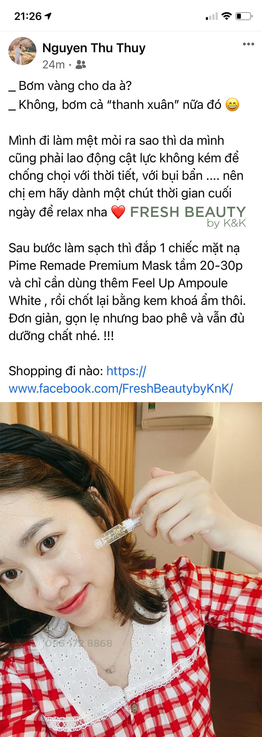 Tế bào gốc vàng trắng Pime Feel Up Ampoule White 5ml hỗ trợ giảm nám, tàn nhang, dưỡng trắng