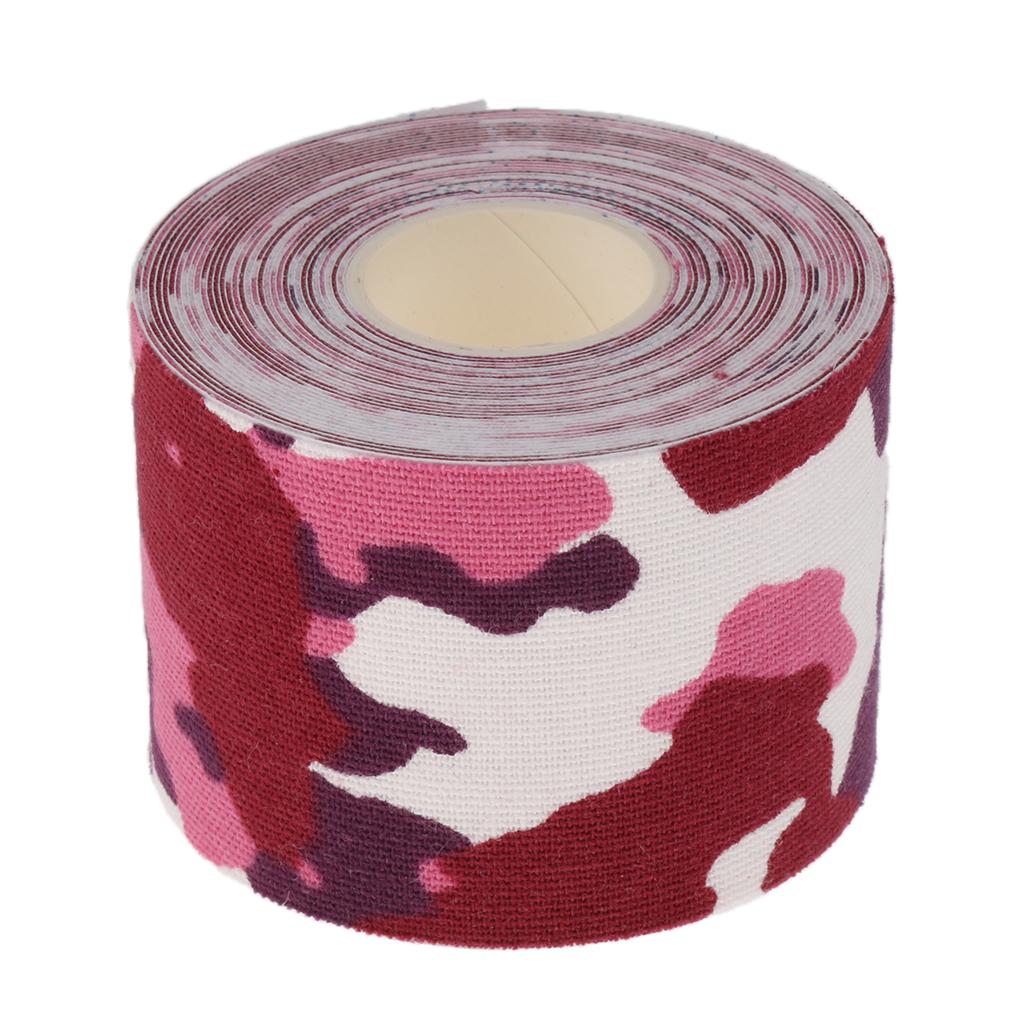 3 Colors Kinesiology Sports Tape Muscles Care Elastic Physio Roll Accessory 5m x 5cm