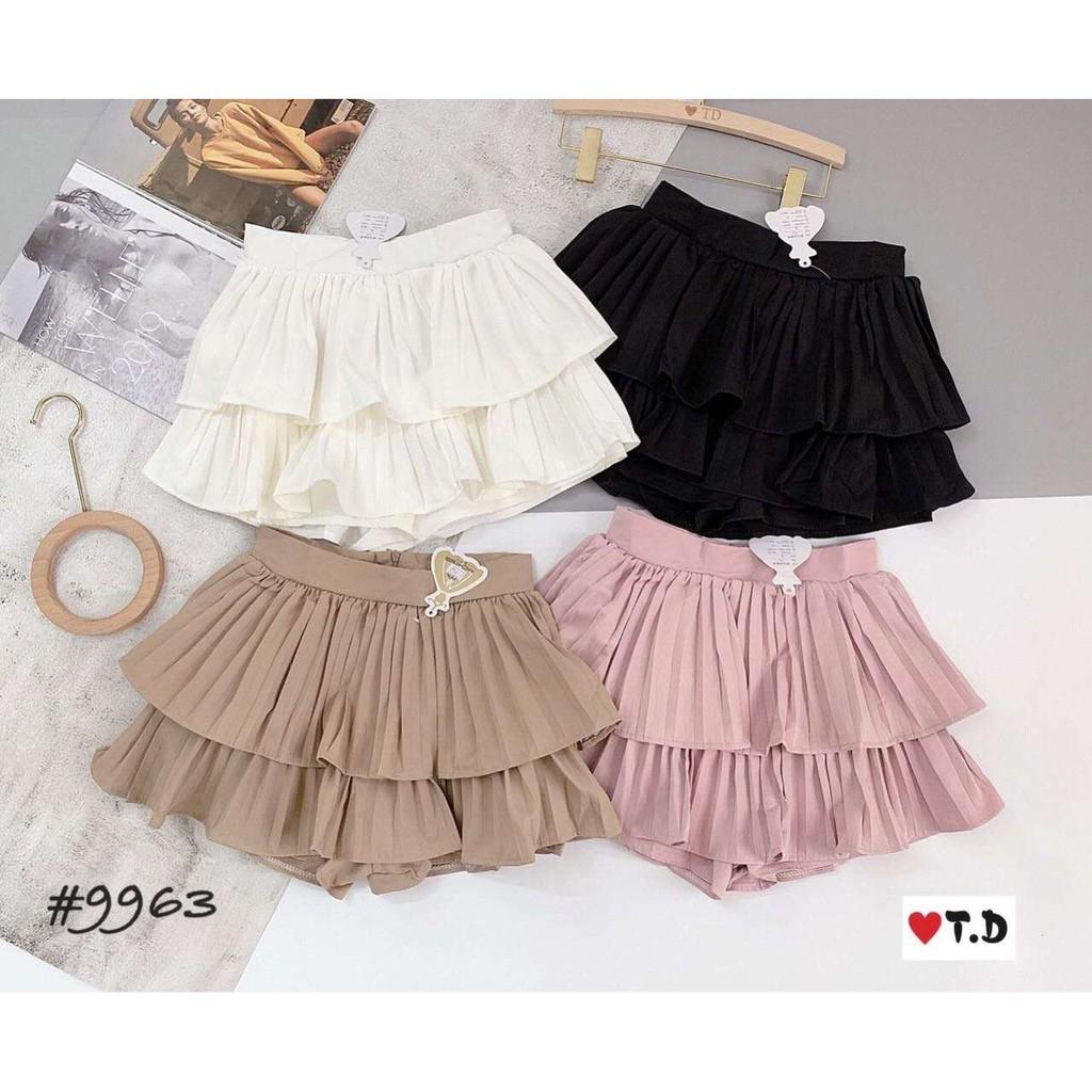 Chân váy xếp ly 2 tầng QC xinh