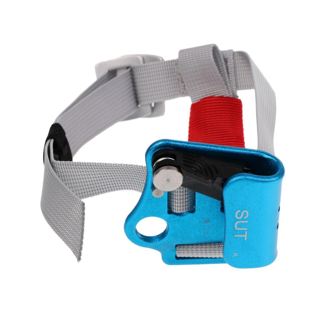 2 Pieces / Set Double Foot Ascender Riser Rock Climbing Caving Boot Mounted Device Rope Access Protection Gear