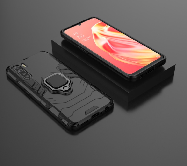 Ốp lưng dành cho OPPO Reno 3 iron man chống sốc kèm iring