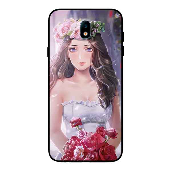 Ốp Lưng in cho Samsung J7 Pro Mẫu Girl Anime 3̣ - Hàng Chính Hãng