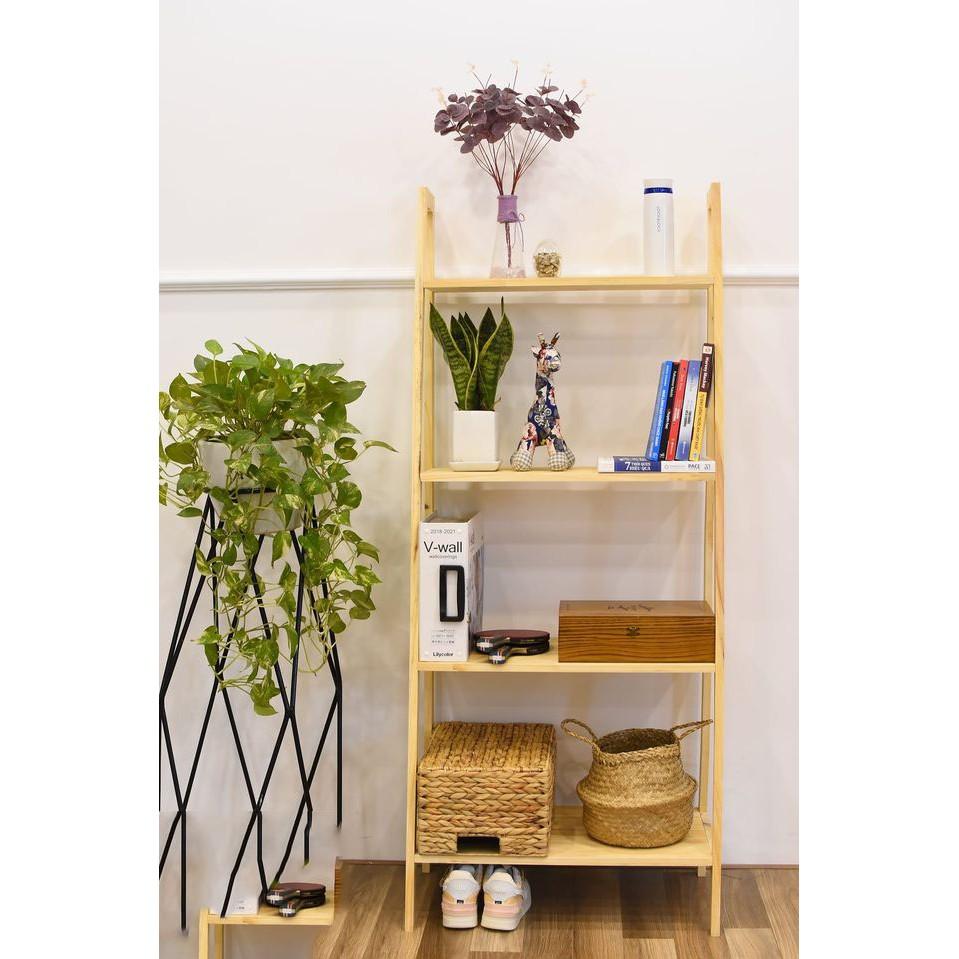 Kệ Sách+Kệ Đa Năng 4 Tầng Hình Thang DỄ THÁO LẮP - DI CHUYỂNƠ\++Đặt Mua Để Nhận Ưu Đãi