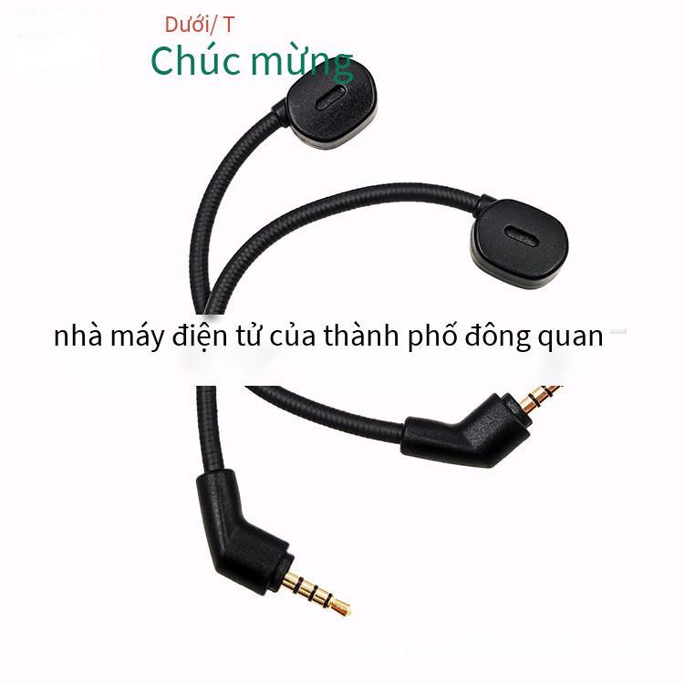 Ống kim loại đặc biệt cổ ngỗng có thể uốn cong micrô gắn trên đầu tai nghe trò chơi bằng giọng nói micrô cắm thẳng có micrô nhẹ