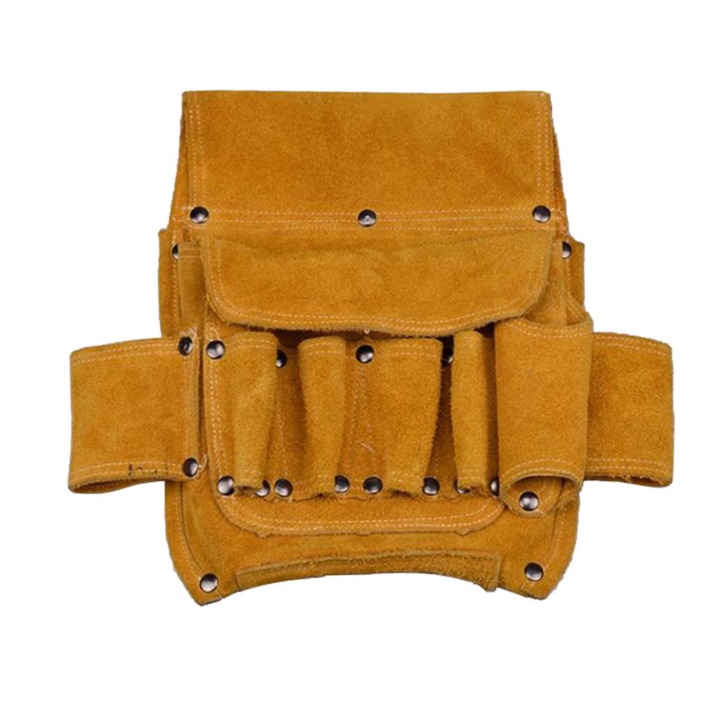 28cm Multi-pocket Utility Bag Nail Tool Apron Carpenter Waist Tools Holder
