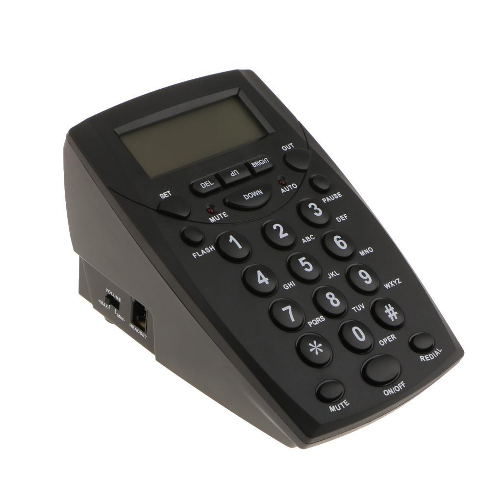 Call Center Telephone Headset w/ Noise Cancelling Microphone For Desk Office