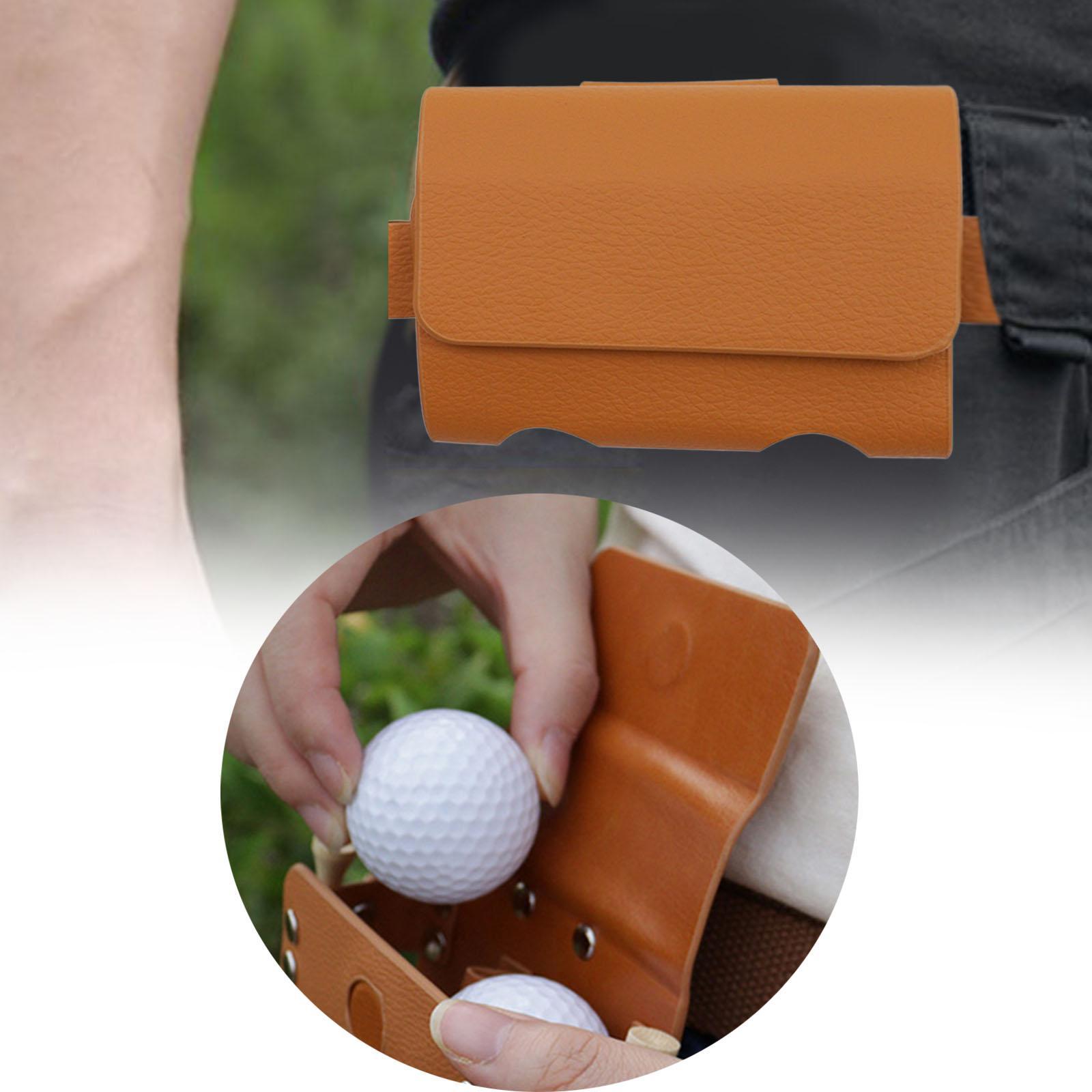 Portable Golf Ball Storage Bag Pouch Belt Waist Bag Organizer Unisex Holder