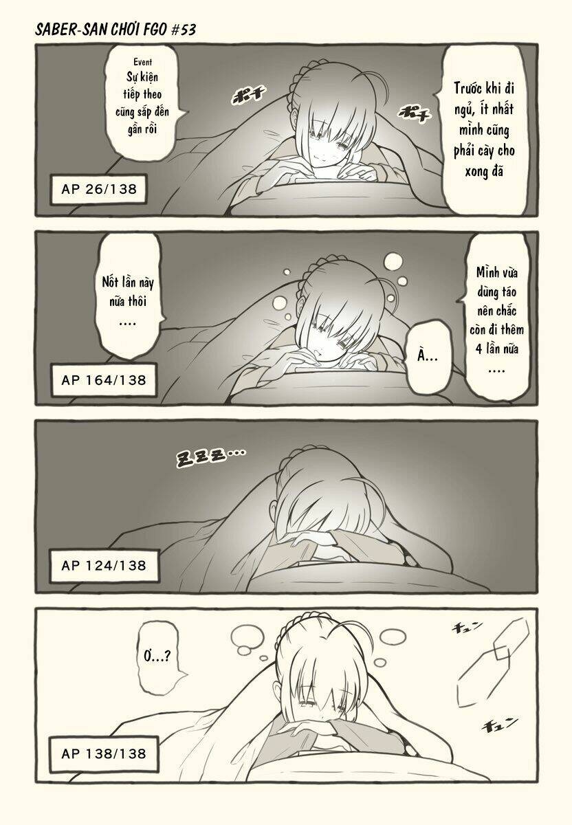 saber-san chơi fgo! chapter 51 4