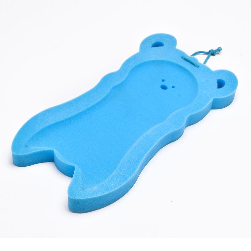2 Pieces Cute Skid Proof Baby Bath Sponge Bath Cushion Pad Comfy Shower Mat