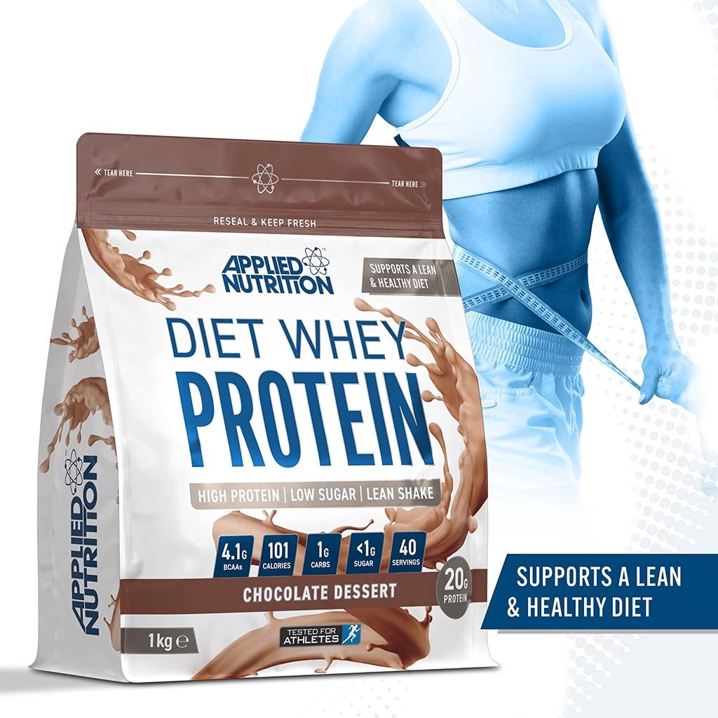 Sữa Applied Nutrition Diet Whey Bổ Sung Protein Giúp Tăng Cơ Giảm Mỡ 1Kg (40 Lần Dùng) - Từ Anh