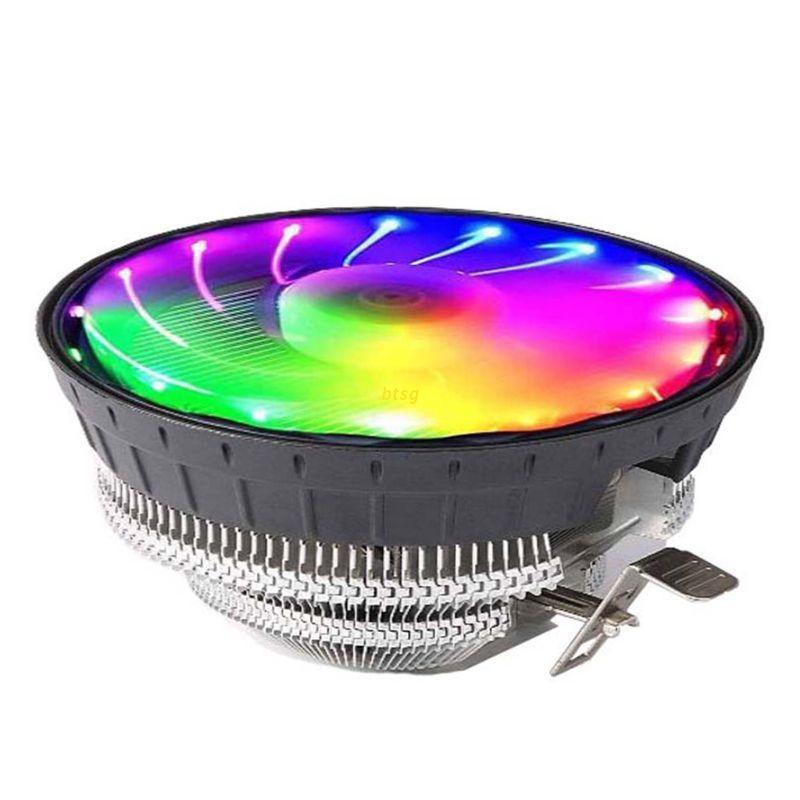 Quạt Tản Nhiệt Cpu Có Đèn Rgb Phát Sáng Tiếng Ồn Thấp Cho Máy Tính