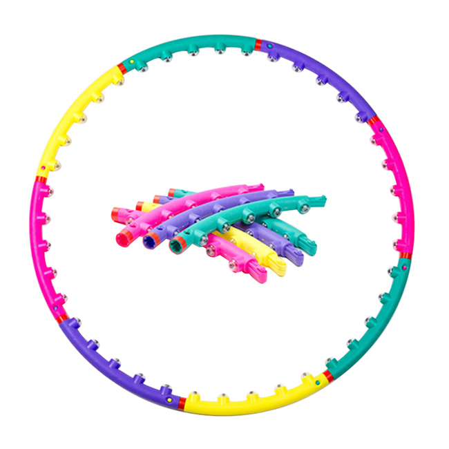 Vòng Lắc Giảm Eo Massage Hoop Với Hạt Massage Lồi Trên Vòng Đường Kính Sau Lắp 98cm Giảm Eo Giảm Mỡ Bụng hiệu quả