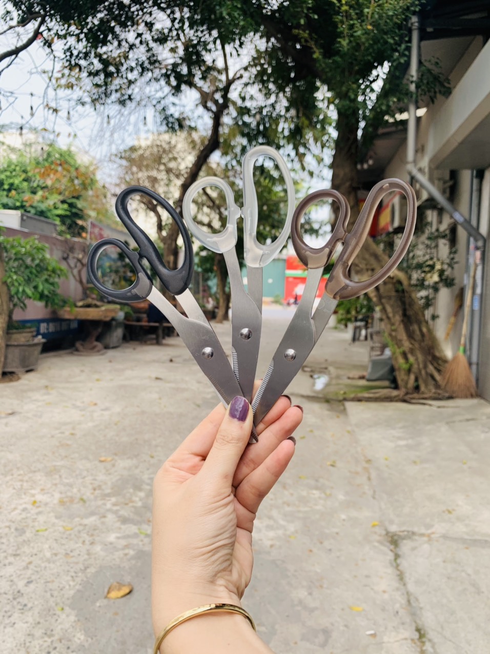 Kéo cắt văn phòng cao cấp Nhật Bản Echo Metal 18cm