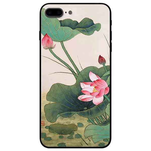 Ốp lưng in cho Iphone 7 Plus/ 8 Plus Mẫu Sen Vươn Lên