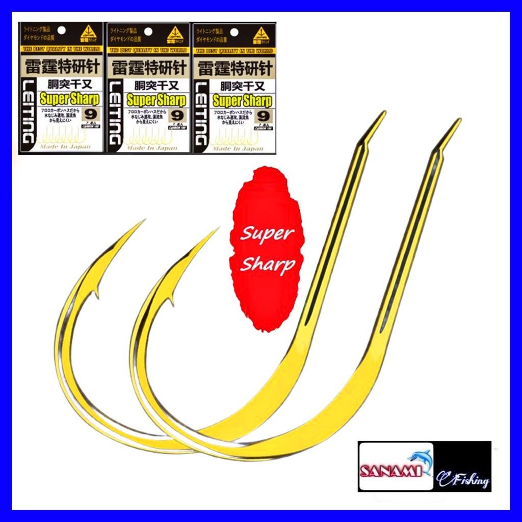 Lưỡi Câu Cá Mạ Vàng Super Sharp SLC-11 - Siêu Cứng Chuyên Câu Đài,Câu Đơn - Sanami Fishin Store