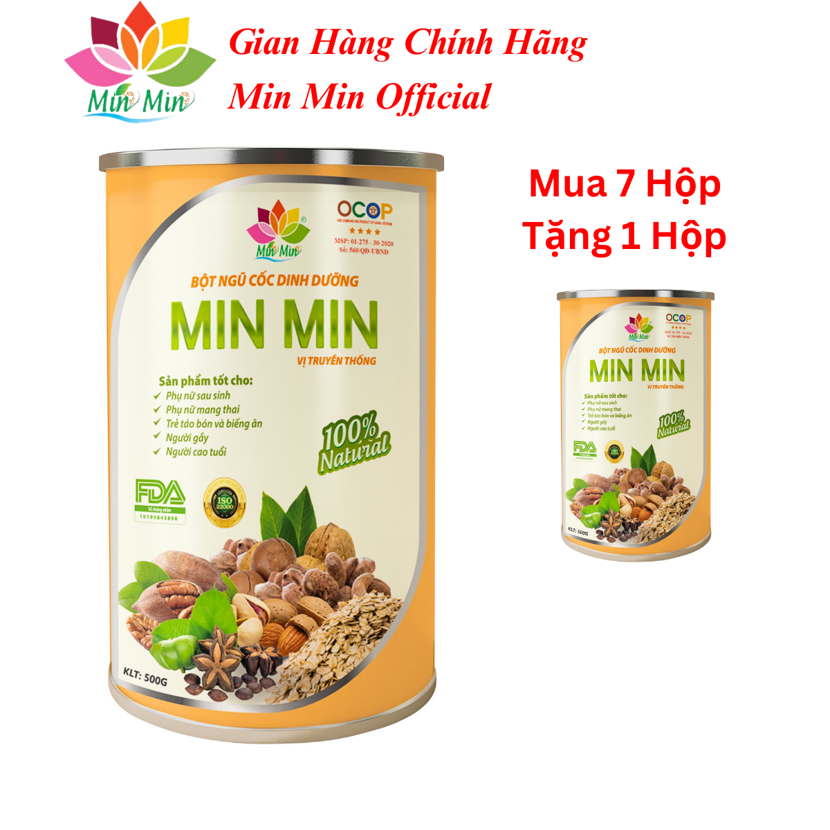 Ngũ Cốc Min Min 29 Vị Hạt- Ngũ Cốc Lợi Sữa- Ngũ Cốc Dinh Dưỡng Mẹ Bầu