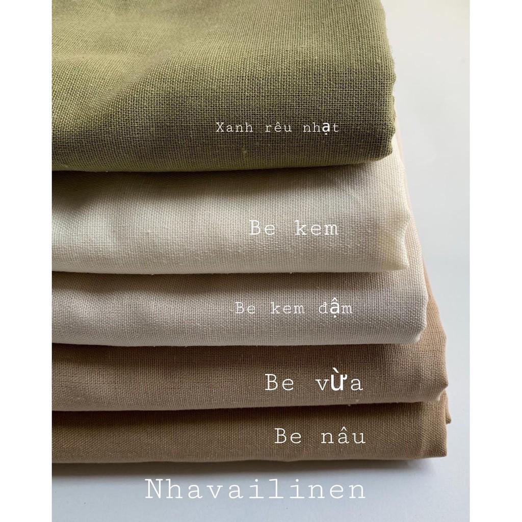 Vải linen bột tone trầm