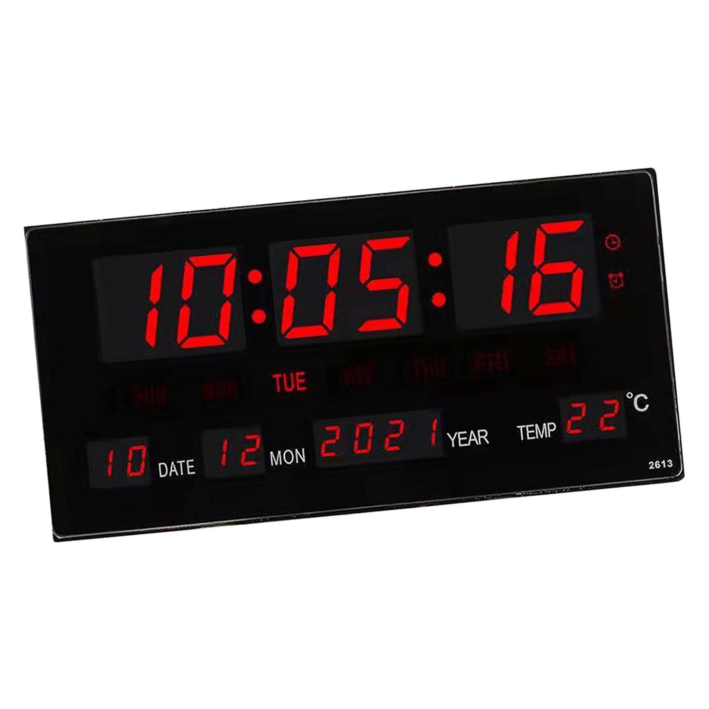 (Gía rẻ) Đồng hồ treo tường vạn niên kỹ thuật số màn hình led có báo nhiệt độ bản đặc biệt