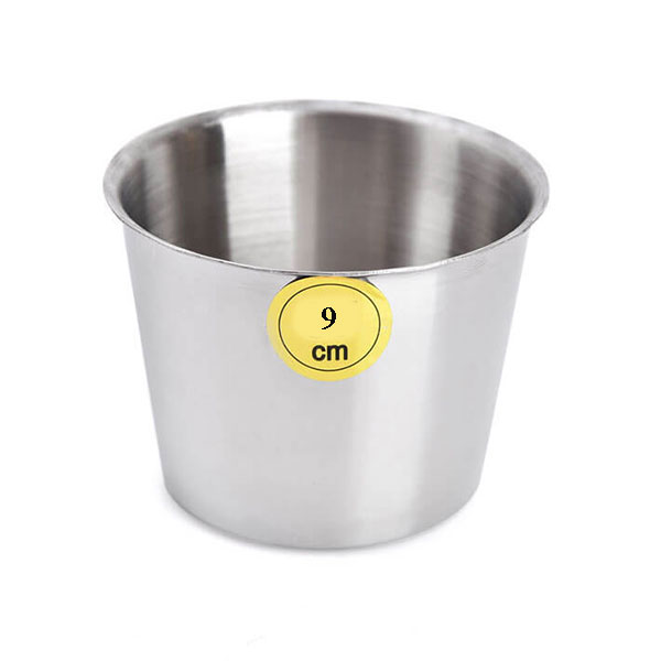 Combo 10 Ly Làm Nước Đá Inox Size 9-10 cm Bền Đẹp