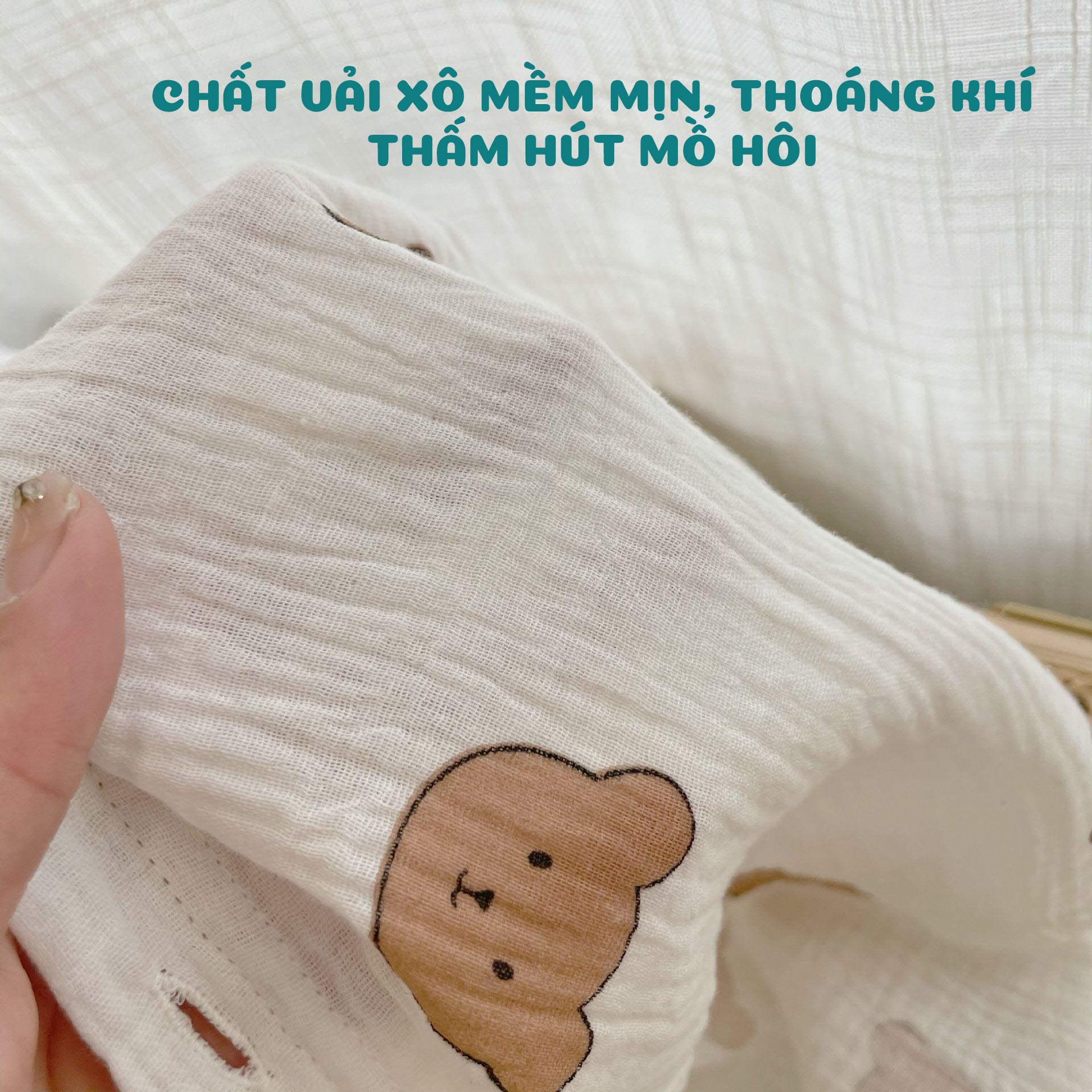 Quần Áo Dài Tay Cho Bé Trai Bé Gái, Đồ Cho Bé Chất Xô Mềm Mịn