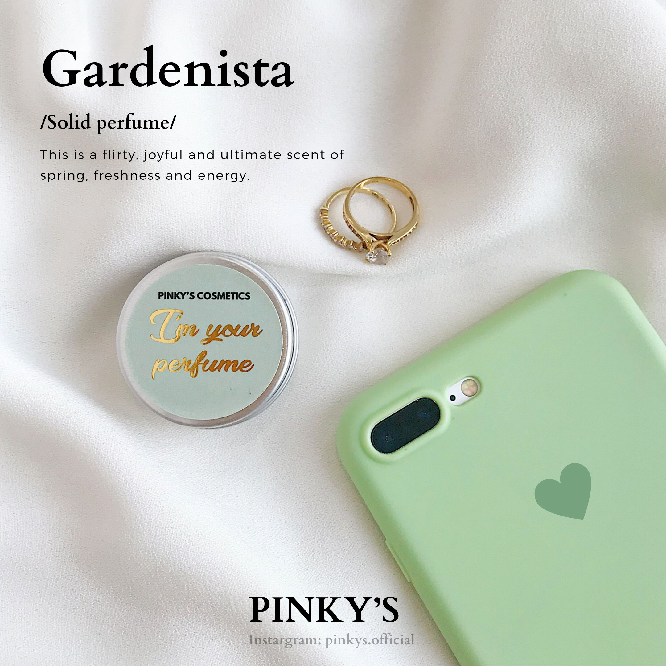 Nước Hoa Khô PINKY'S - mùi Gardenista