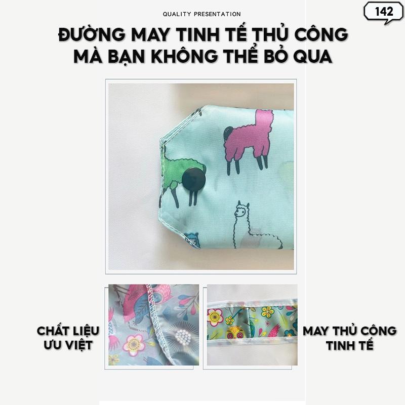 Túi Đựng Xếp Gọn Túi Du Lịch Đựng Đồ Dơ Túi Đi Chợ Tái Sử Dụng Được Nhiều Lần GIAO MÀU NGẪU NHIÊN 142