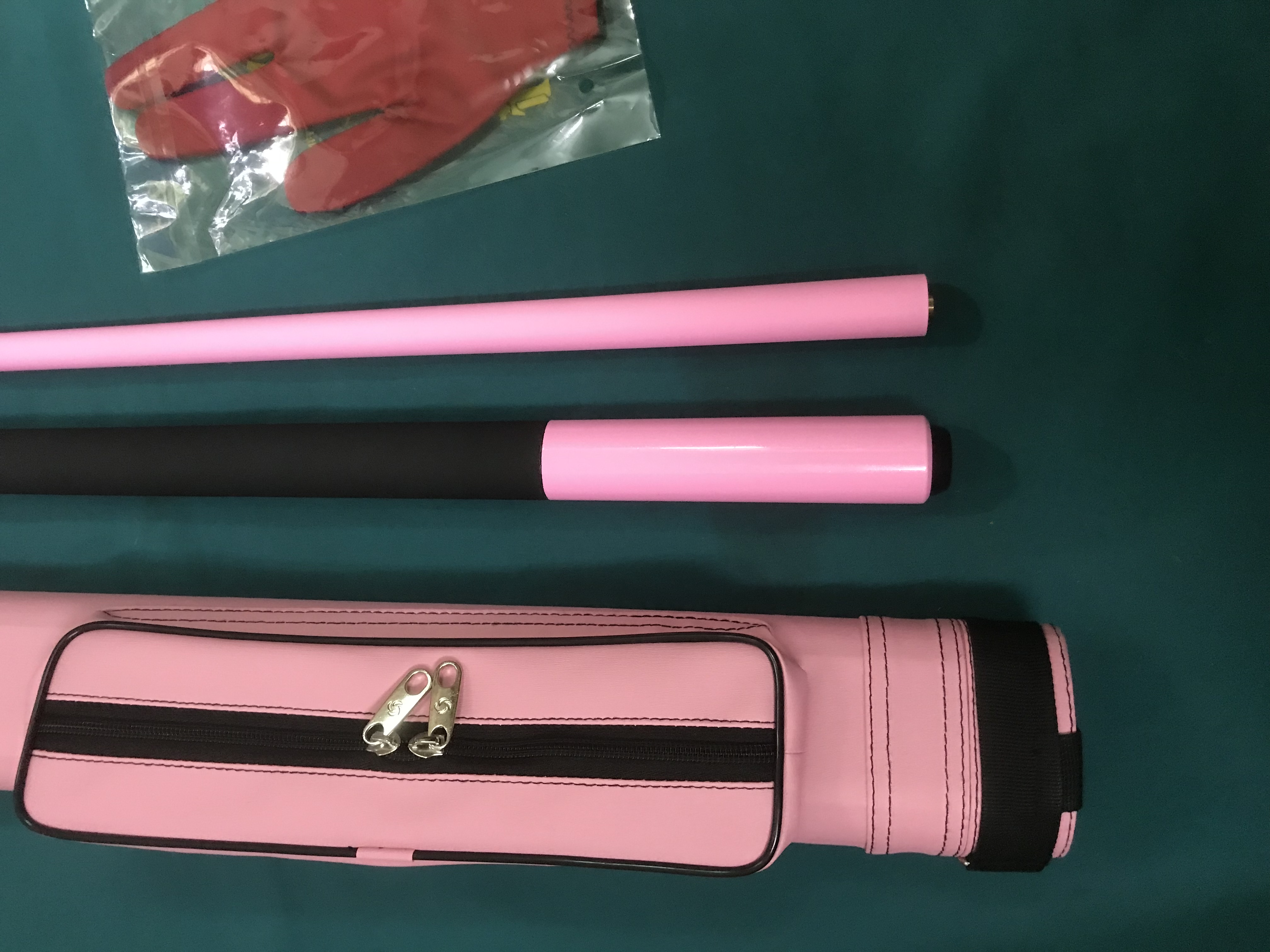 Cơ bida lỗ Custom Full Hồng BP1