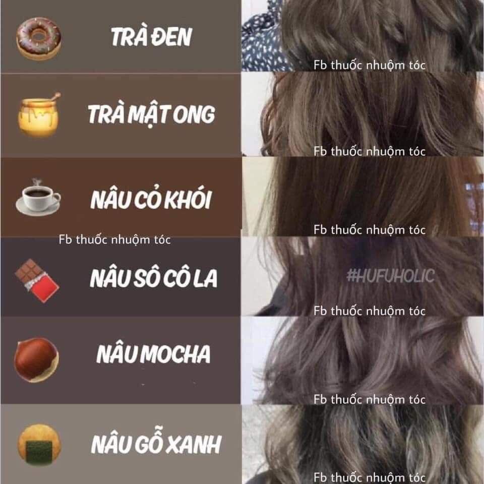 Thuốc Nhuộm Tóc Tone Nâu Hot trend