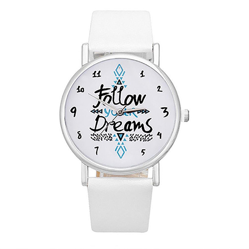 Đồng hồ bé gái Follow your dreams dây da cá tính – DH003