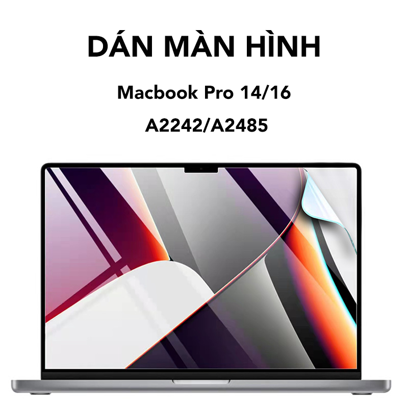 Miếng Dán màn hình HD dành cho Macbook Pro 16 inch M1 Pro 2021 - Hàng Chính Hãng