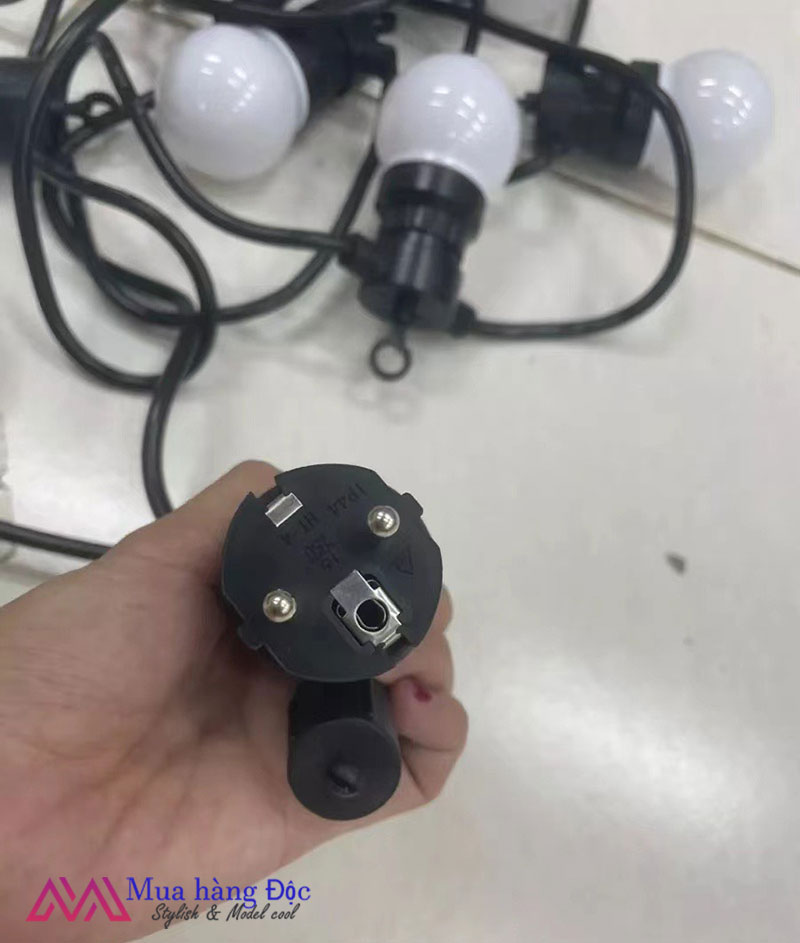 Đèn Trang Trí Dây Đèn Led Trang Trí G50 Bóng lớn 5cm Bóng Lớn Cắm Điện chống nước