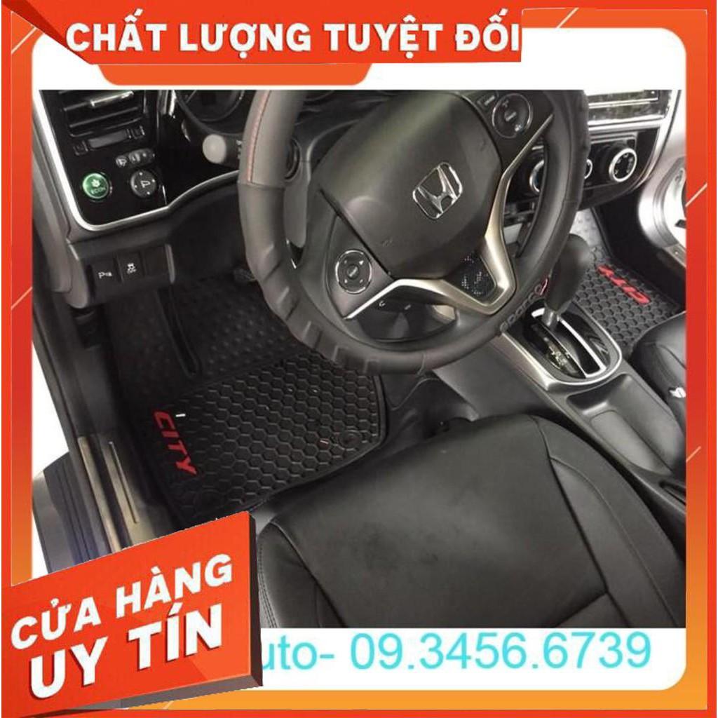 Thảm lót sàn cao su Honda City 2016-2019 hàng đúc