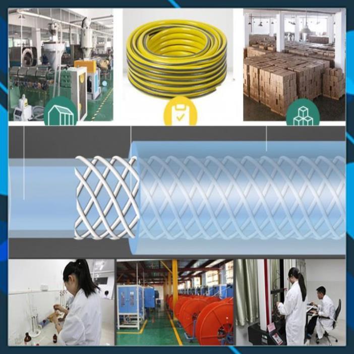 Bộ dây vòi xịt nước rửa xe,tưới cây ,tăng áp 3 lần,loại 3m,5m 206701-3 đầu đồng,cút,nối nhựa đ+ túi đựng bút
