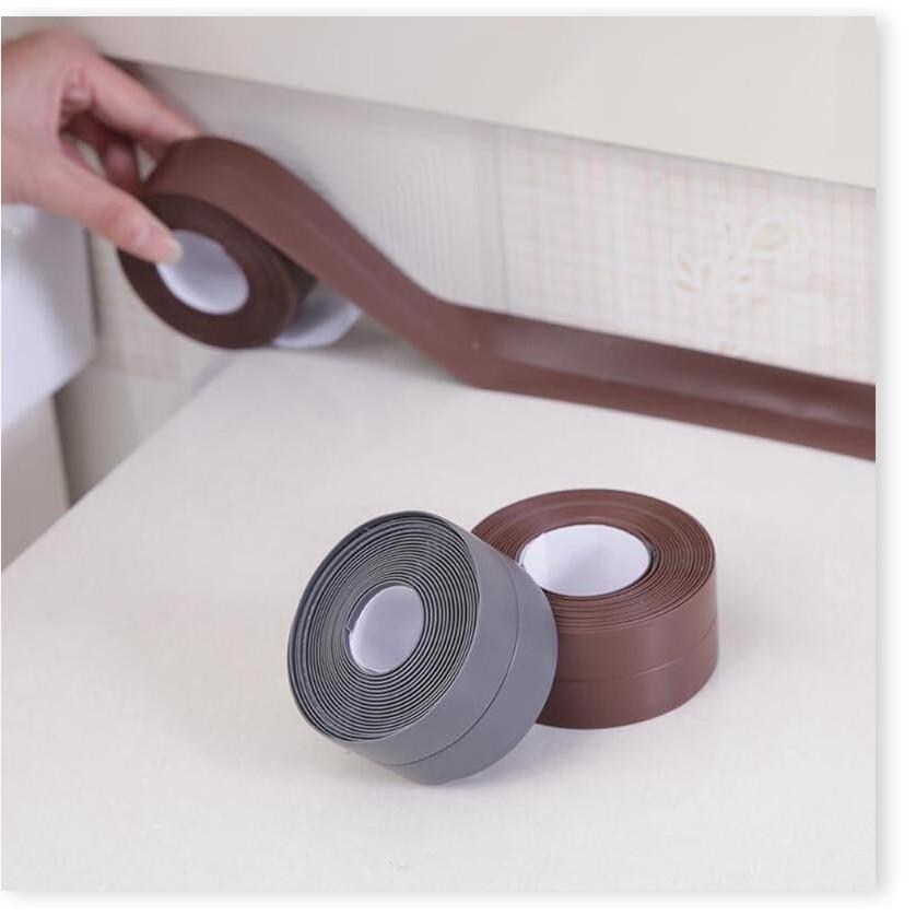 Băng dán cao su non chống thấm nước, nấm mốc viền cạnh bàn bếp JAPAN 38mm x 3.2m