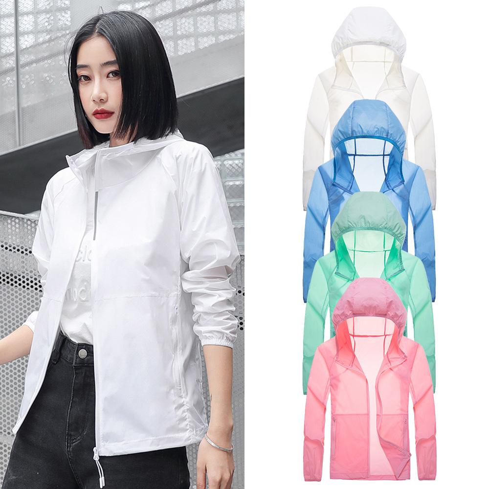 Áo khoác nữ chống nắng, tia cực tím ,Mỏng thoáng khí Nhẹ khô nhanh không thấm nước, túi có khóa kéo