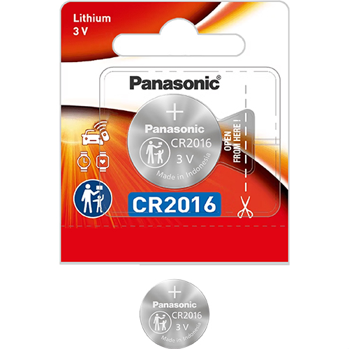 Vỉ Pin nút Panasonic 3V CR-2016/5BN (1 viên/5 viên) - Hàng chính hãng
