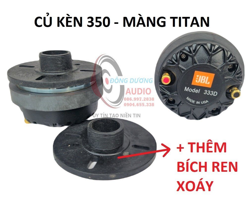 TRÉP KÈN 350 JB.L NẮP NHÔM TỪ 100 COIL 344 ĐỒNG TRÒN - TRÉP TRONG TRẺO BAY BỔNG ( MÃ HG1008A)