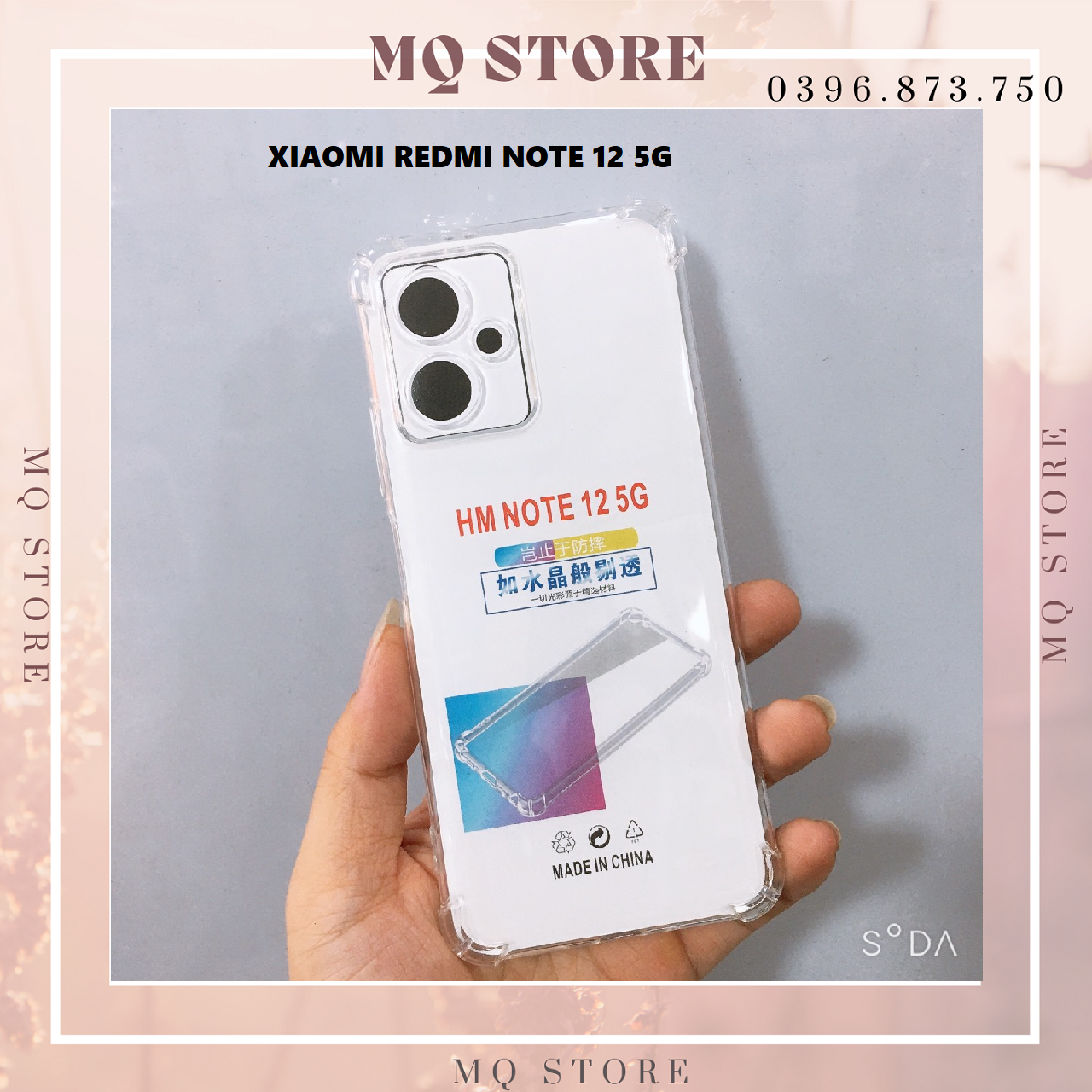 Ốp lưng cho Xiaomi Redmi Note 12 5g dẻo trong TPU chống sốc 4 góc có túi khí