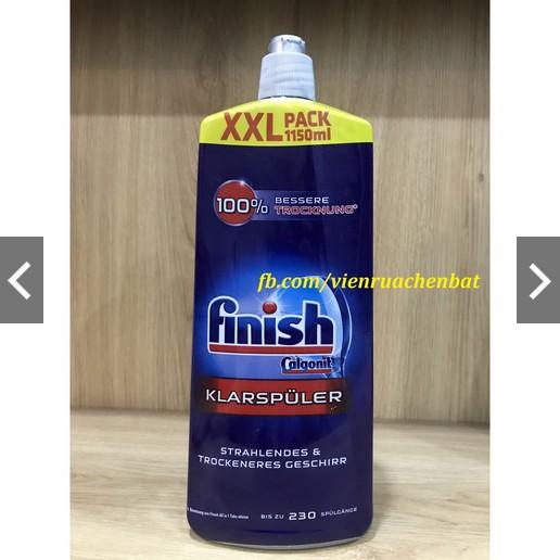 Nước trợ xả rửa chén Finish 1150ml (Nk Đức )