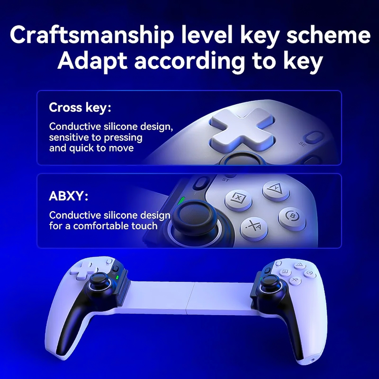 Tay Cầm Chơi Game Vinetteam BSP-D9 Hỗ Trợ Đa Nền Tảng Điện Thoại ANDROID / IOS / PC / PS4 - hàng chính hãng