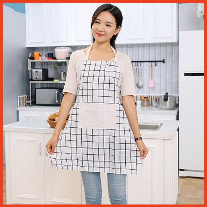 Tạp dề caro nhà bếp chống thấm nước