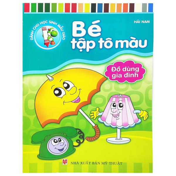 Bé Tập Tô Màu - Đồ Dùng Gia Đình