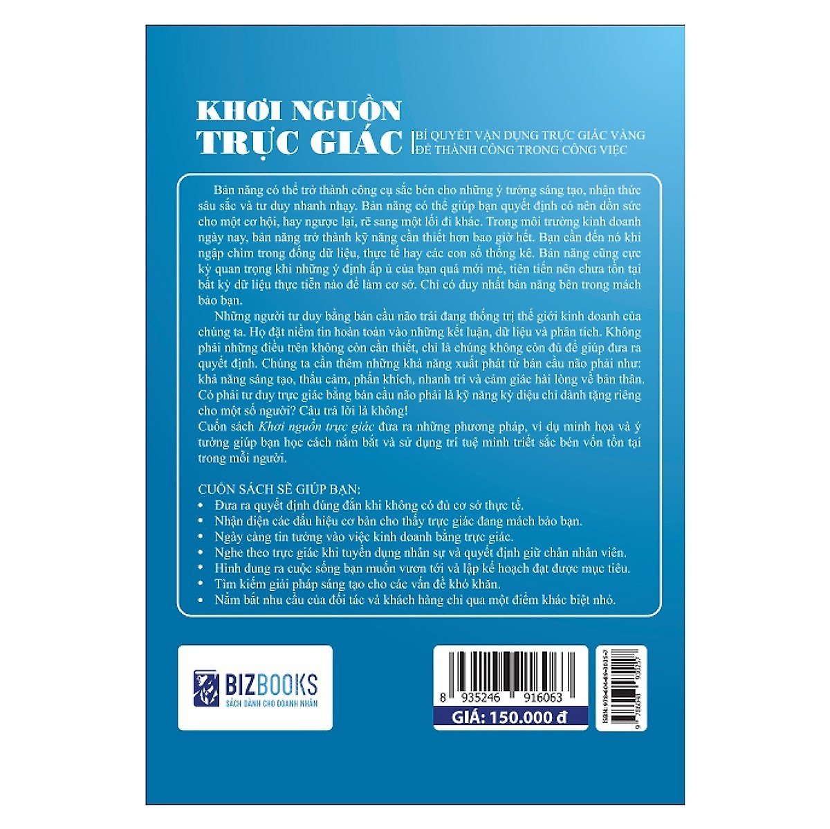 Khơi Nguồn Trực Giác - Bí Quyết Vận Dụng Trực Giác Vàng Để Thành Công Trong Công Việc(Tặng kèm Booksmark)