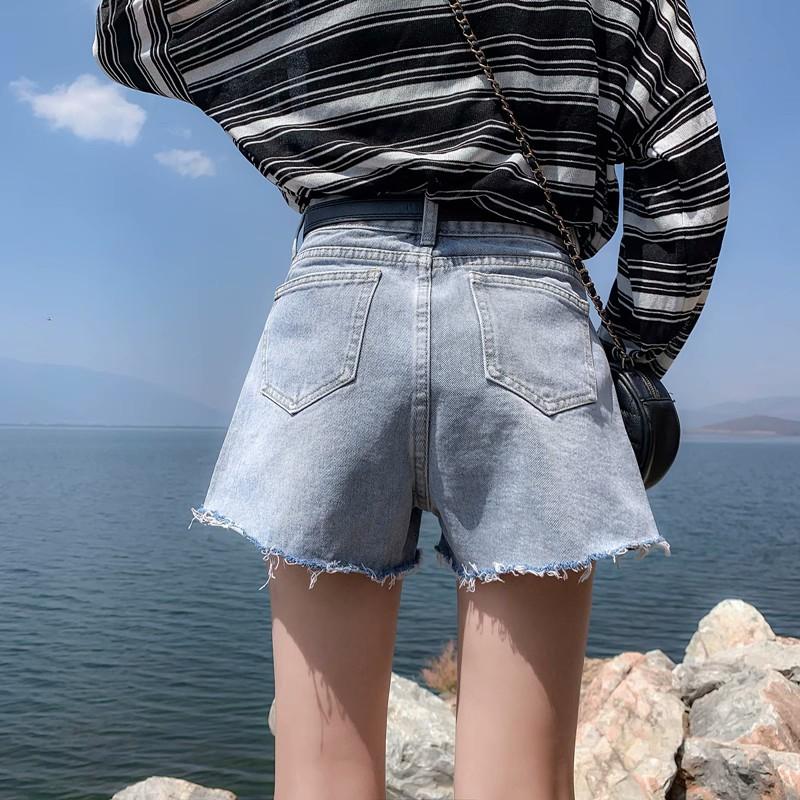 Quần Short Jeans Rách Thời Trang Nữ Cá Tính