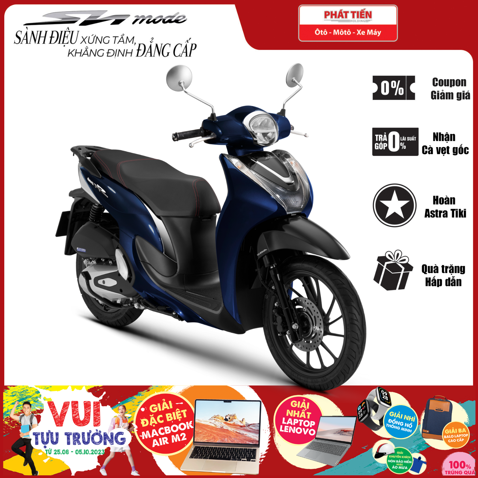 Xe Máy Honda SH Mode 125cc 2023 - Cao cấp phanh ABS