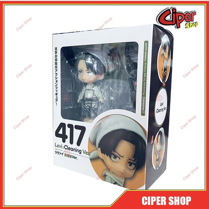 Mô hình Nendoroid 417 - Levi Cleaning Ver - Figure Action Nendoroid 417
