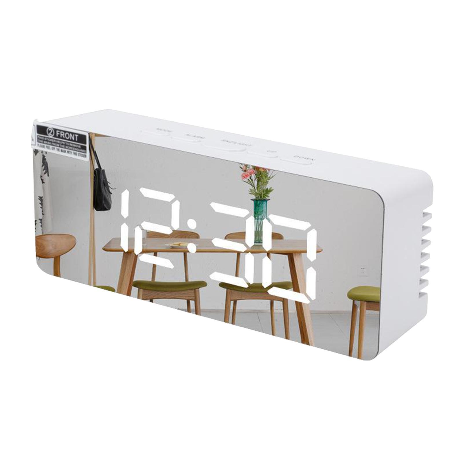 Clock Digital LED Display Mirror Clock